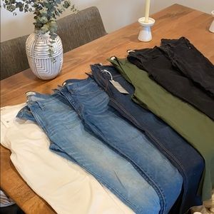 Madewell Skinny White Jeans